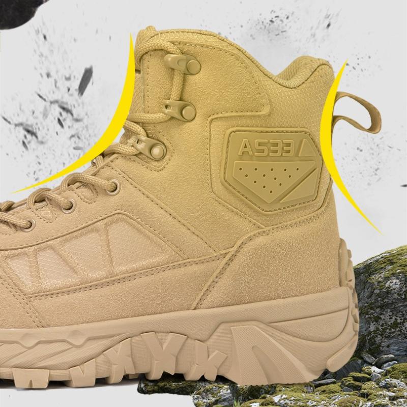 Pantofi de Alpinism pentru Bărbați Cizme Tactice Impermeabile Militare de Înaltă Calitate Pantofi de Motociclism Vânătoare Drumeții Cizme Respirabile