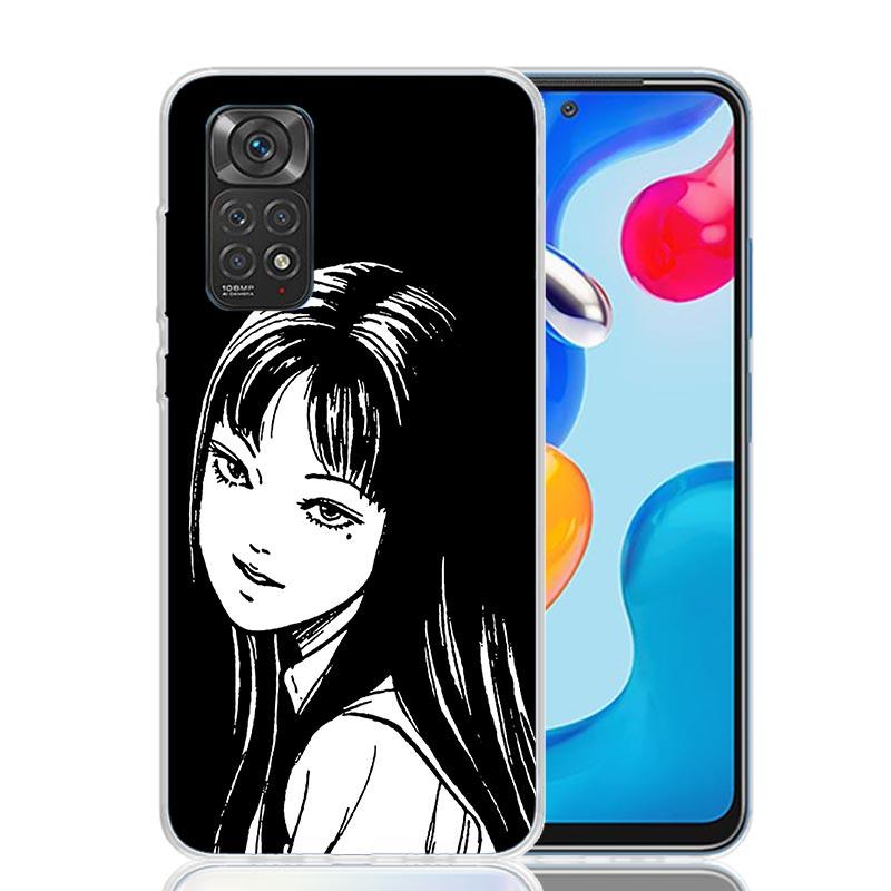 Japanese Horror Comic Anime Phone Case For Xiaomi Redmi Note 15 14 13 12S 12 Pro Plus 11S 11E 11 11T 10S 10 Art Soft Pattern Cov