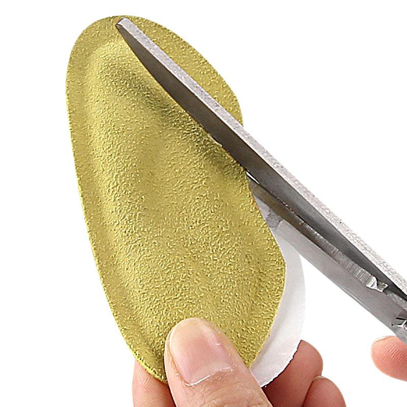 Soft Elastic Heel Stickers: Anti-Rub & Slip, Invisible for Sports Shoes, Half-Size Insole Adjusters