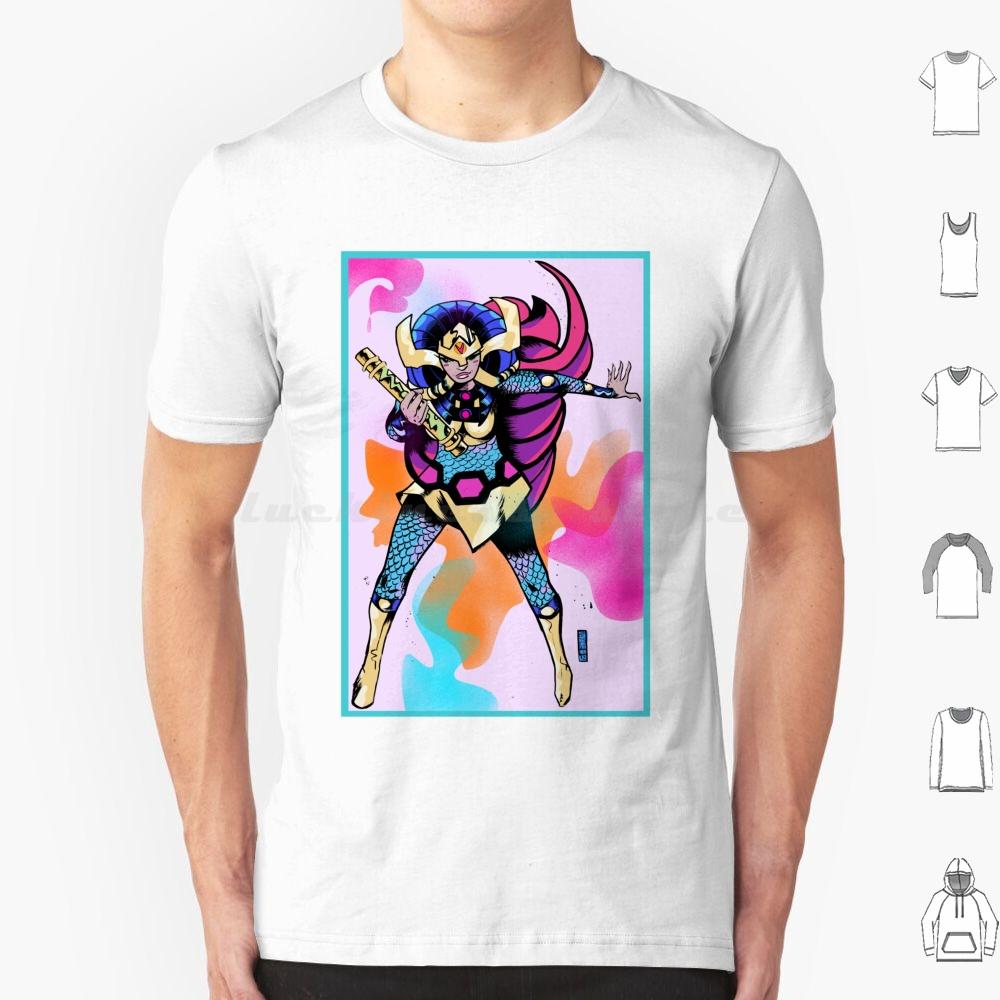Big Barda T Shirt Cotton Men Women DIY Print Comics Girl Power Pastels Neon Cartoon Superhero S
