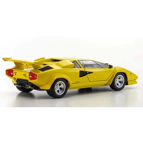 Kyosho Original 1/18 Scale Lamborghini Countach LP5000 Quattrovalvole Yellow Finished Product