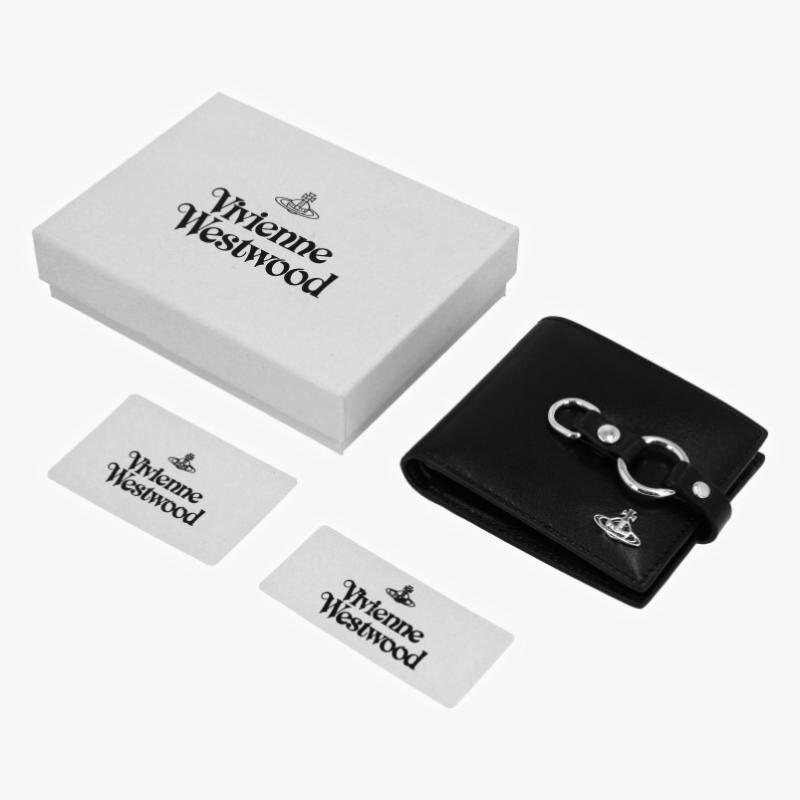 Vivienne Westwood Bondage Smooth Leather Wallet 51150037m L003t N401