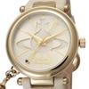 Vivienne Westwood Orb Watch, Gold, Beige Leather, Quartz Movement, Women's, VV006WHWH (Parallel Import)