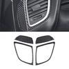 1Pair Carbon Fiber Car Inner Left + Right Air Vent Frame Cover For Mazda 3 14-18