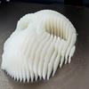 Quantums Skull Wall Decoration Home Office Living Room Bathroom Wall Art Spooky 3D Printed Skull Sculpture Figurine Statue Wall Ornament