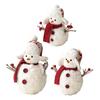 Christmas Snowman Table Decoration Ornament Mantel Centerpieces Decorative Festival Plush Xmas Christmas Table Decoration