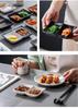 Japanese Ceramic Double-Compartment Dish for Dipping Sauces and Seasonings