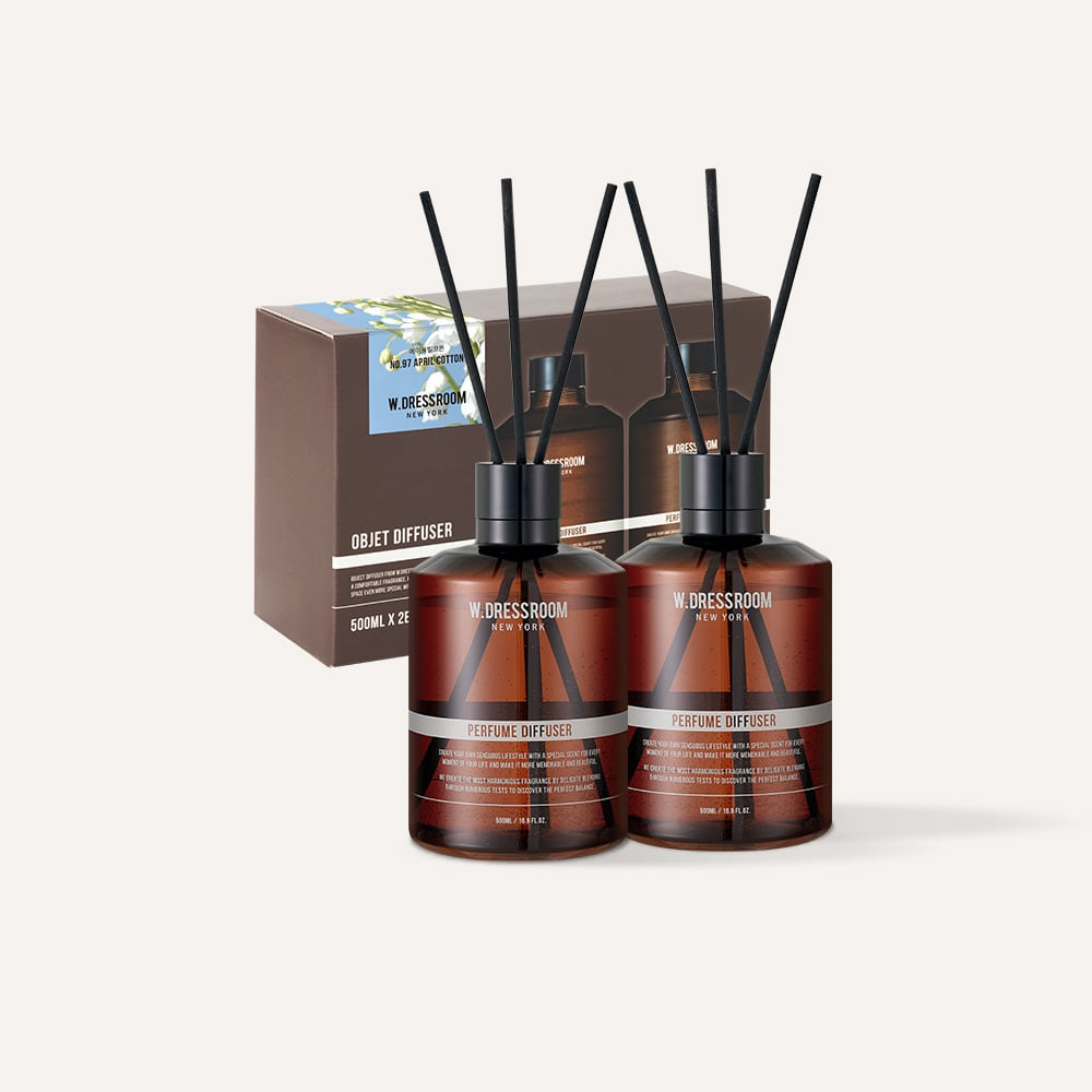 [2-Pack] Large Capacity Objet Diffuser 500ml No.65 Woody Sage