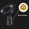 Flexible Copper Threading Mic Holder Universal Microphone Clip Mic Stand Adapter Long-lasting Reliable Strength Mic Clip