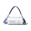 Color Block Detachable Shoulder Strap PU Handheld Crossbody Shoulder Bag Mini Unisex Bags Gray White FS3BCF5335X-OWH