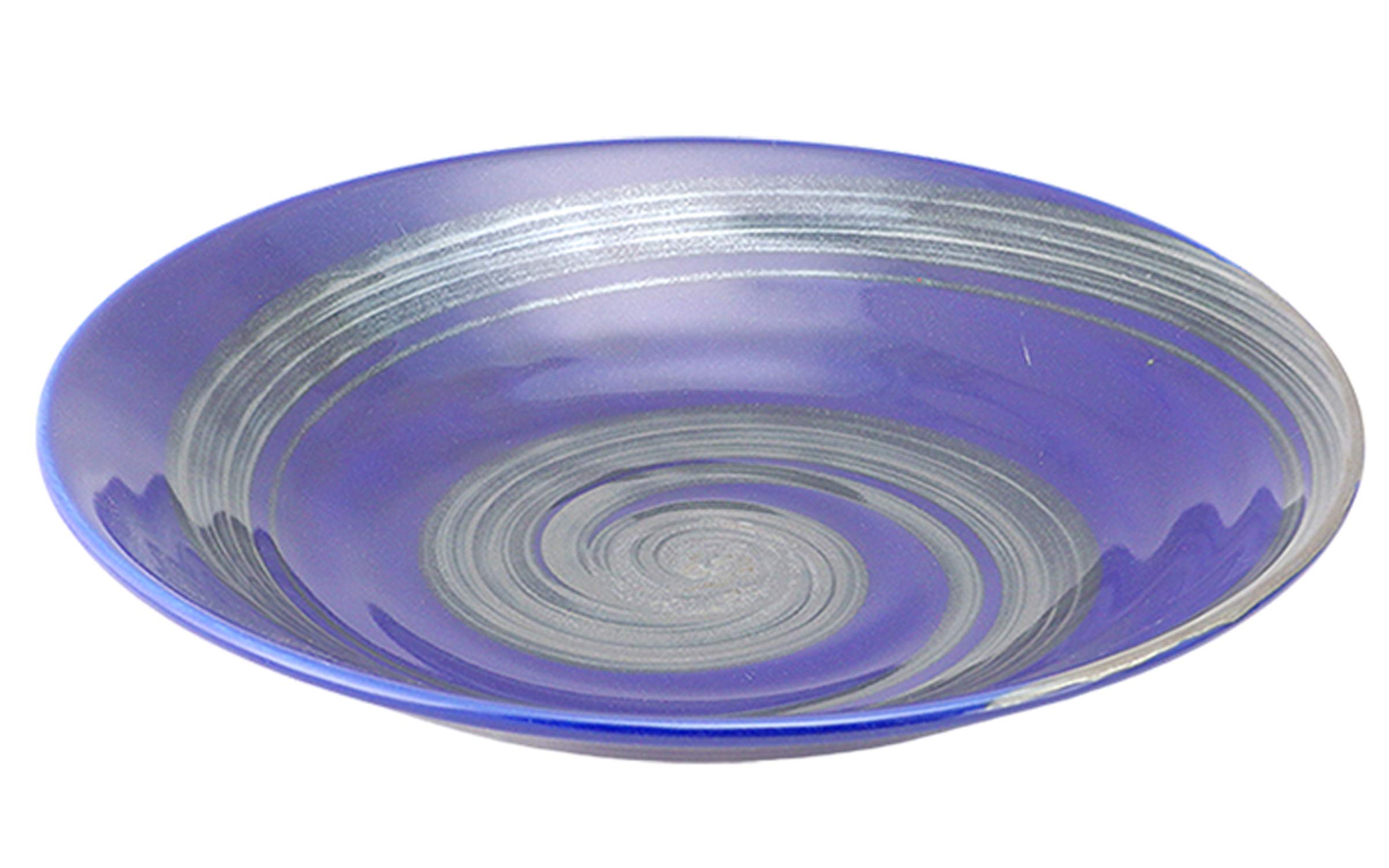 

Hatsuyama Kiln Large Plate Blue 23.5×4.5Hcm Ginsai Blue Ripple 7.5 Plate YH-233-06