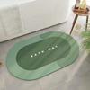 Custom Anti Non slip Quick Drying Soft Super Water Absorbent Floor Shower Mats Rubber Diatomite Bath Bathroom Rug Mat
