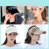 Sport Baseball Letter Cap Summer Outdoor Sunshade Breathable Sports Hat Women