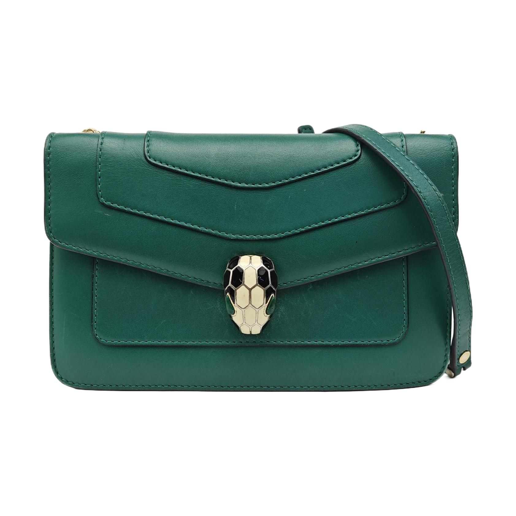 [Pre-Owned] Serpenti Forever Flap Closure Calfskin