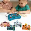 LED Işıklı Anahtar Meşgul Panosu Yürümeye Başlayan Çocuk Montessori Erken Eğitim Öğrenme Oyuncak Mantıksal Düşünme Eğitim Oyun Panosu Çocuk Hediyeleri