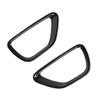 2Pcs Front Bumper Fog Light Bezel Cover Trim Fog Lamp Frame Black for Jeep Grand Cherokee 2014 2015 2016 2017
