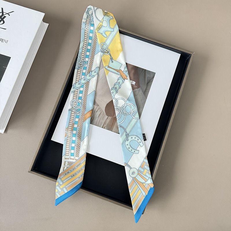 Damen Französischer Stil Gürtel Tragekette Schal 1 Stück Langes Band Haarband Krawatte Ganzjährig Handtaschenriemen Vielseitiges Accessoire