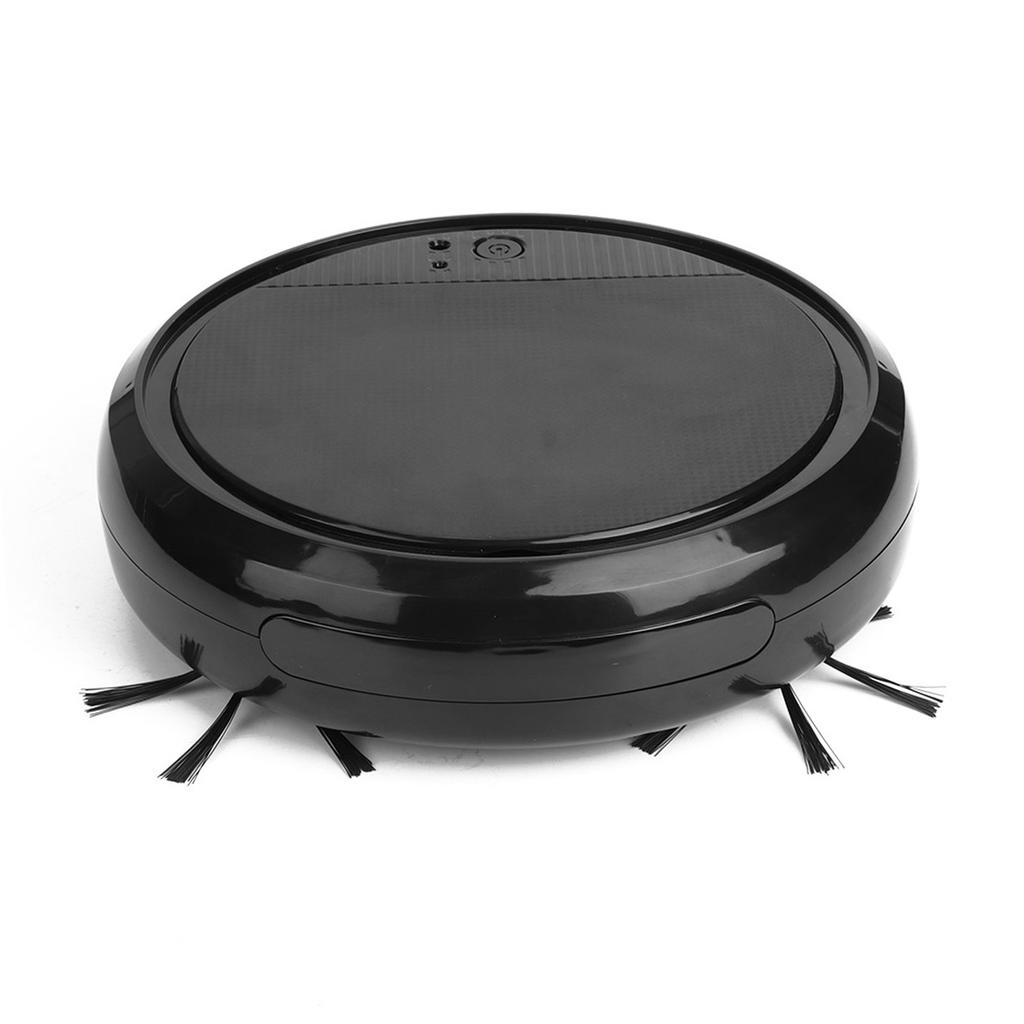 Multi Functional NaIntelligent Ultraviolet Light Sweeping Robot Vacuum Clner Set for  (Black )