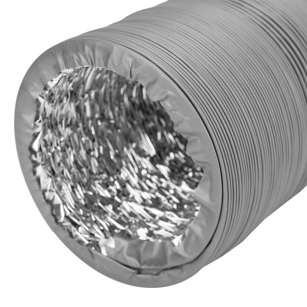 Verdickte Doppelschicht-Aluminiumfolie Flexible Lüftungskanal Abluftschlauch für Ventilator