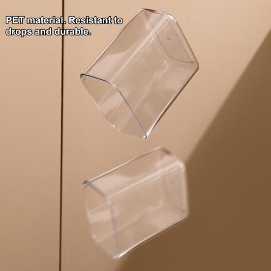 Lebensmittel-Siegelglas Einfach einhändig zu öffnen Luftdichter Behälter mit Klickverschluss Kunststoff-Vorratsglas für Nüsse Kaffee