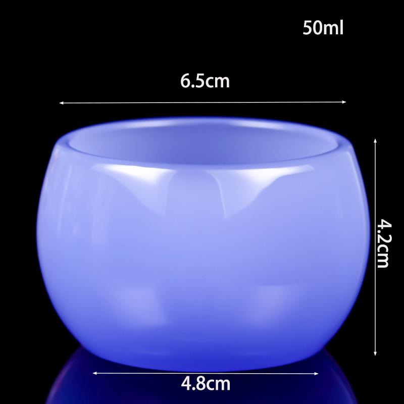 160ml Purple Jade Porcelain Gaiwan-Tianquan Sancai Tea Cup Household Glass Tea Bowl 50-200ml