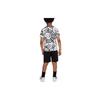 Nike Geometric Pattern Printed Round Neck Short Sleeve T-Shirt And Straight Leg Shorts Sports Set Kids sets FJ5173-010