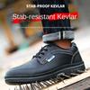 Labor Insurance Shoes Men's Anti-smash and Anti-puncture Plastic Bag Head Rubber Sole Insulating Safety Shoes