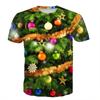Christmas T-shirt: 3D Glowing Tree Print with Special Effects | The Opening Fashion Item for Summer Celebrations