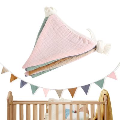 Guirlandes de fanions triangulaires en tissu de coton lavable pour salon et chambre à coucher
