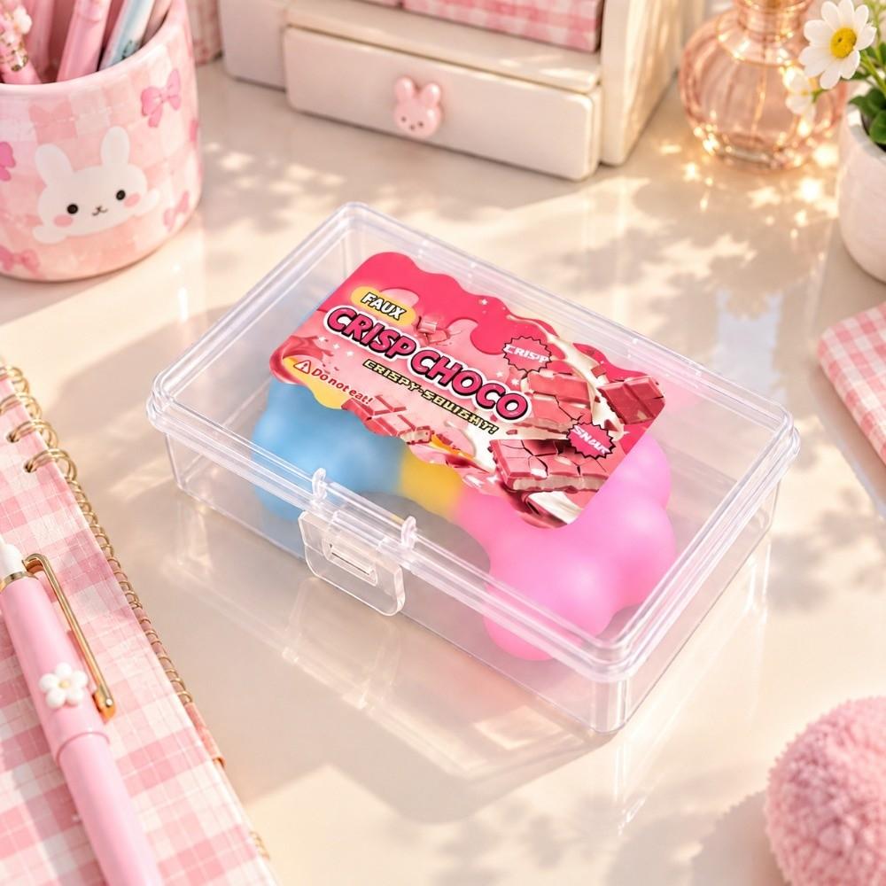 Crackable Texture Wax Cracking Squeeze Toy Croissant Crunchy Sound Ball For Stress Anxiety Relief