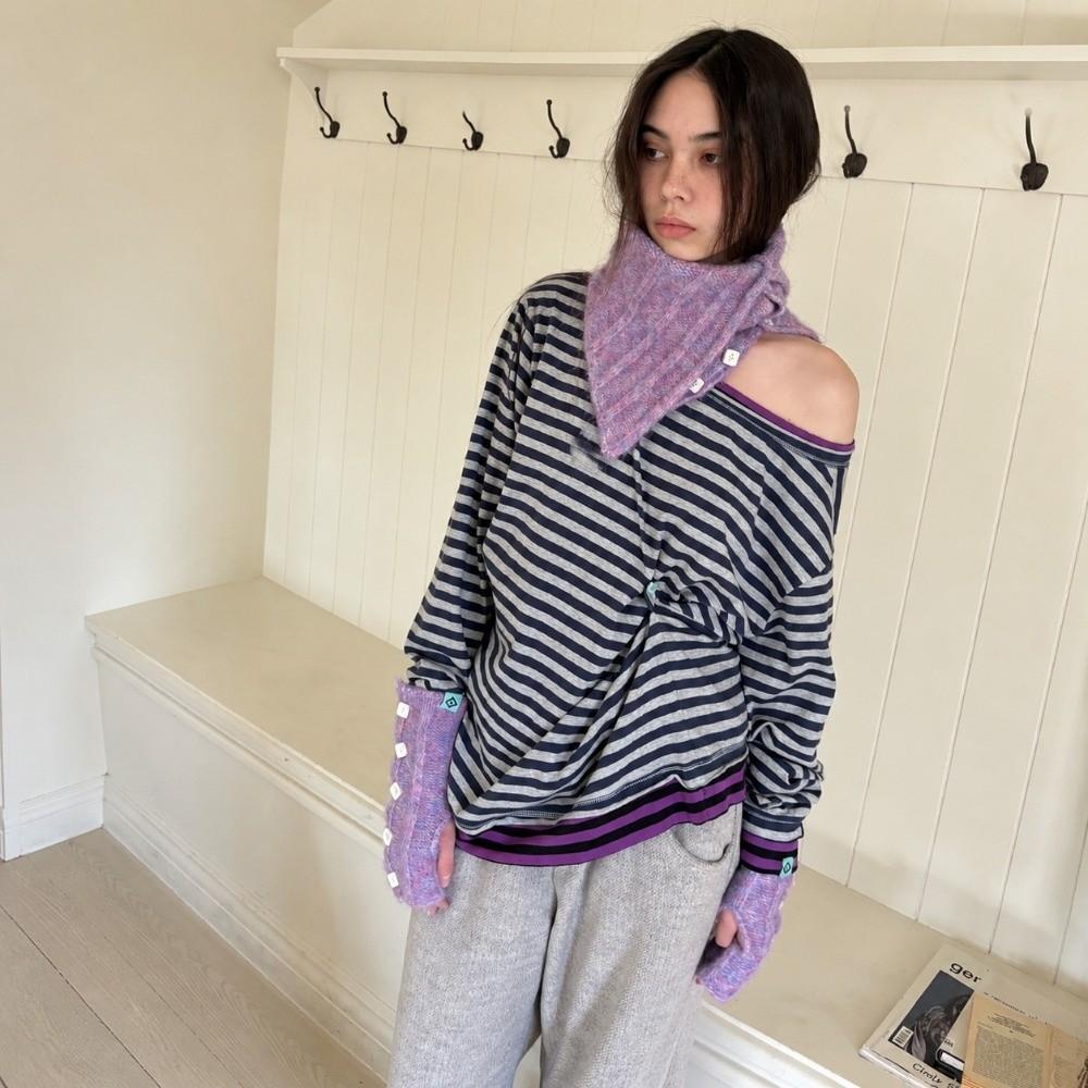 Windproof Wool Neck Gaiter Soft Neck Warmer Fashion Neck Scarf Winter Wear