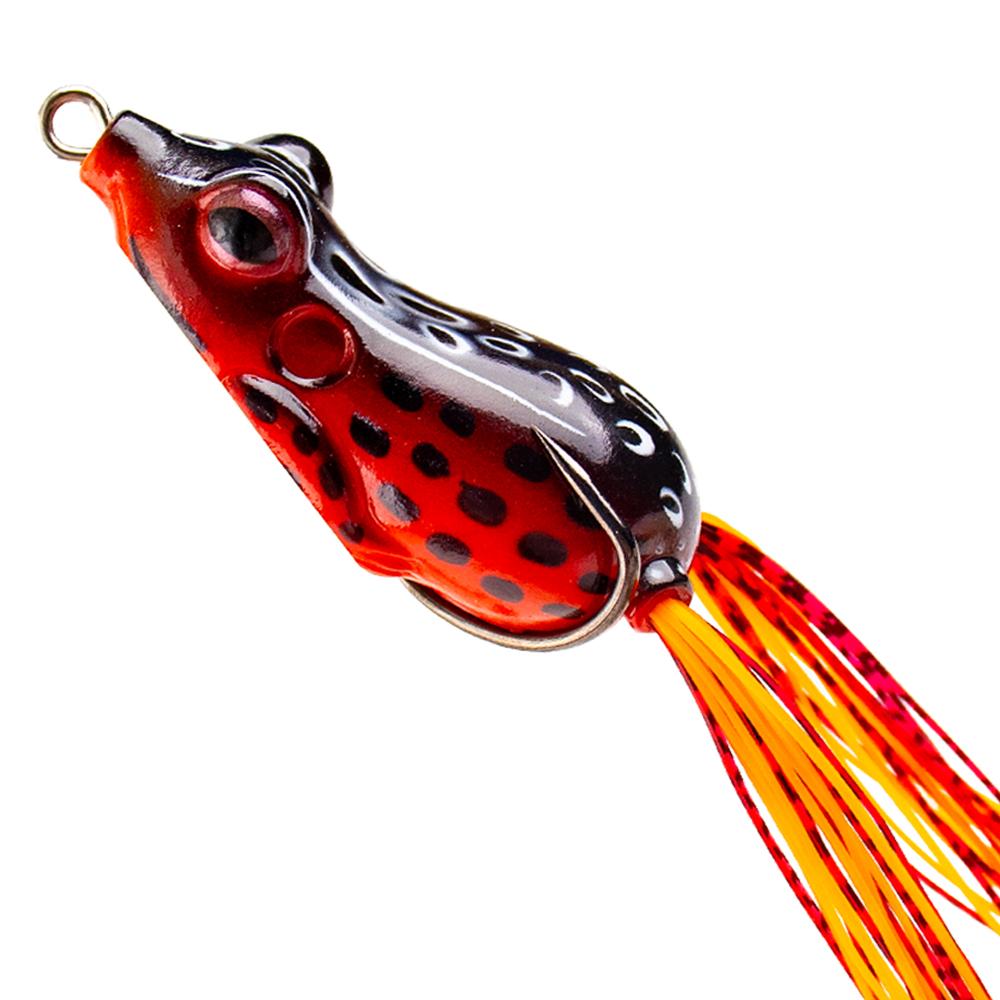 6.6cm 15.6g Topwater Soft Frog Lure Weedless Fishing Bait for Bass & Snakehead