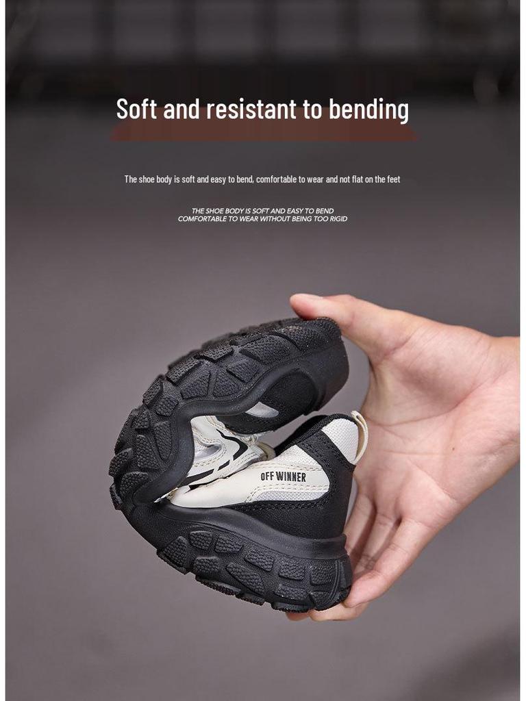 Women's All-Season Protective Shoes: Anti-Smash, Anti-Puncture, Insulated, Breathable, Anti-Odor, Comfortable.