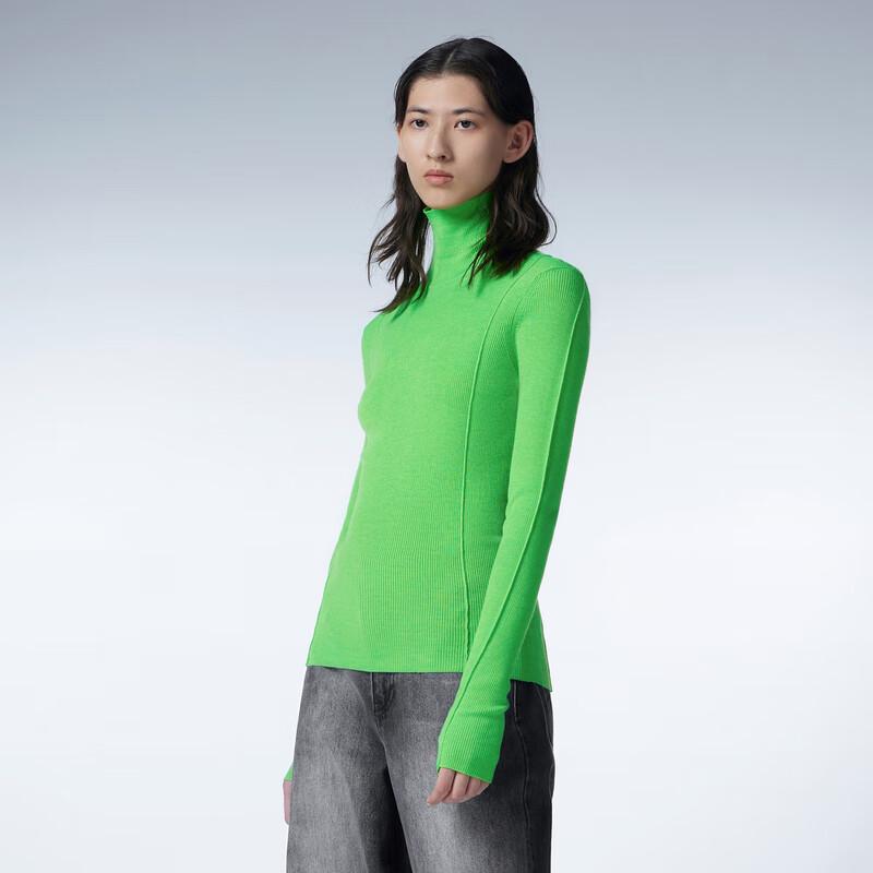 JNBY Women's Mock Neck Wool Cashmere Sweater