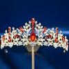 Bridal Tiara Crown Wedding Dress Hair Accessories Stage Host Welcome Baroque Queen Birthday Jewelry Women