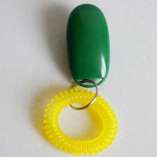 Clicker per addestramento animali domestici Frequenza regolabile Resistente all'usura Solido Non sbiadisce Comodo esercizio per smettere di abbaiare