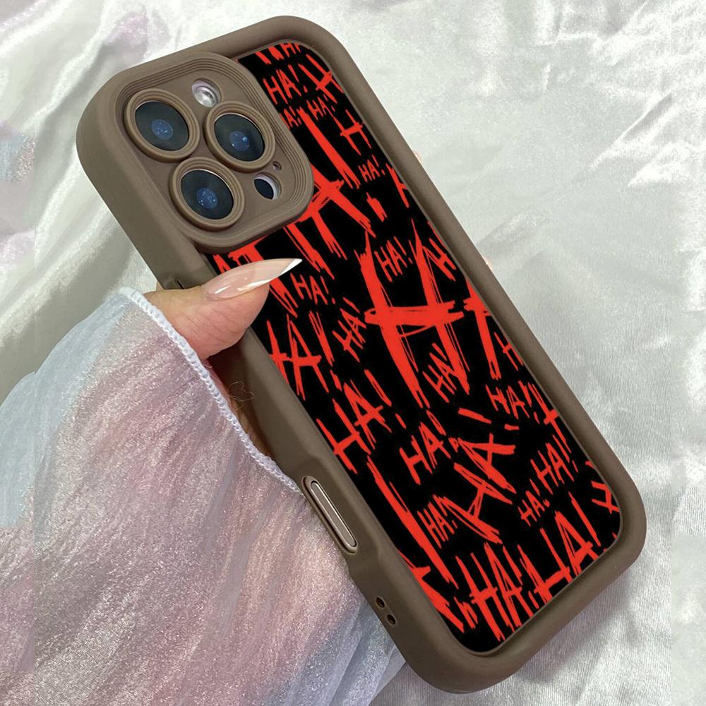 

JT276 HaHaHa for iPhone 17 16 15 14 13 Pro Max Samsung S26 S25 S23 Ultra A17 A16 A07 A56 A15 A14 A13 Xiaomi 15T Redmi 15c Note 14 13 12 11 Soft Case Redmi 15C 4G/5G(171.6) коричневий