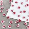 50PCS Vintage Camellia Nail Art Decoration Dark Night Resin Nail Drill Accessories  Women