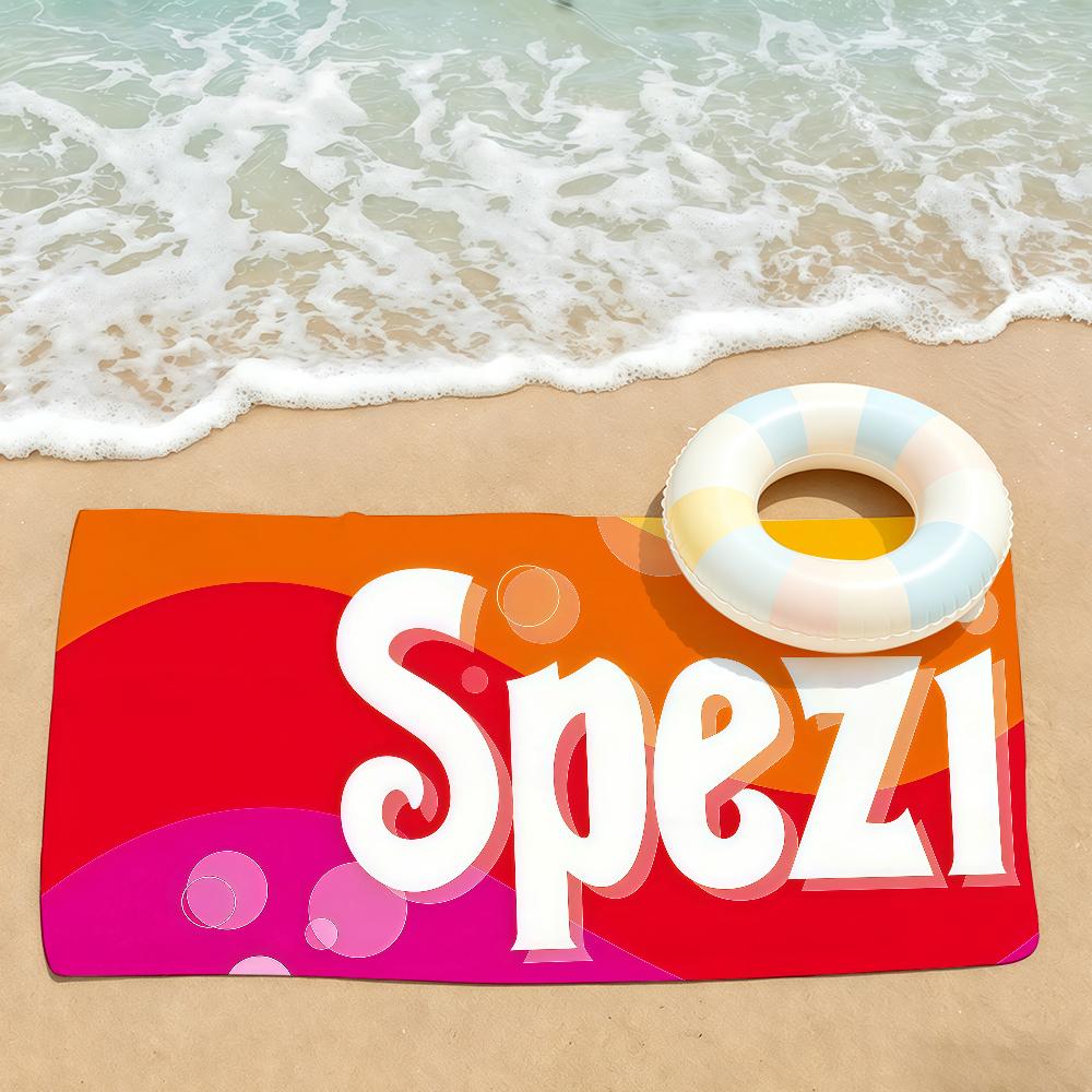 Print Paulaner S-Spezi Towel Drying Bath Towel Applicable To Light Swimming Camping Yoga Beach Out
