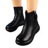 Short boots autumn and winter new soft-soled fashion boots thin velvet thermal cotton boots