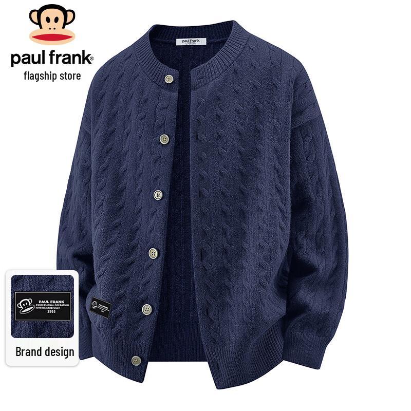 Paul Frank Men s Casual Knitted Cardigan Sweater L 4260₽