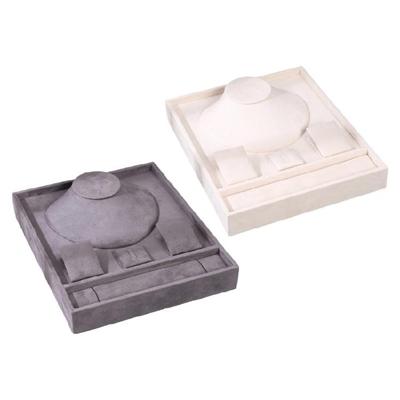 Velvets Jewelry Storage Tray for Drawer Organization Portable Rings Organizer Multifunctional Necklace Bracelets Case