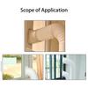 Air Conditioner Window Vent Kit 43-140Cm Flat Mouth Ac Exhaust Hose Coupler Adjustable Window Seal Universal Duct Extension Pipe