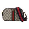 Ophidia Removable Adjustable Shoulder Strap Zipper Closure Canvas And Leather Crossbody Bag Small Women Crossbody Bag 752591-FACFW-8920