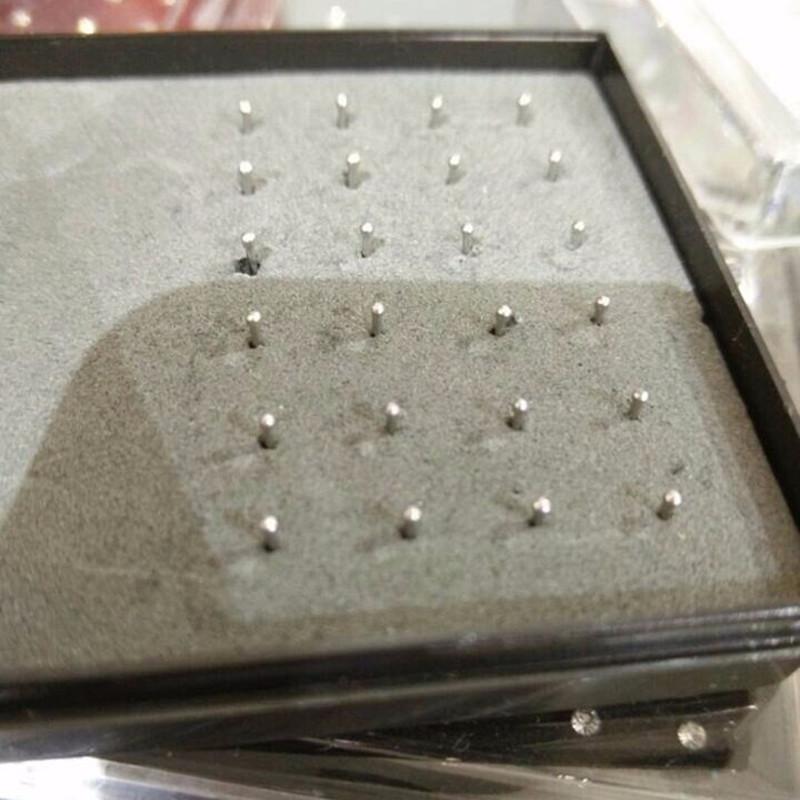 24pz Anello Naso & Studs in Cristallo Moda Corpo Donna Ragazza Gioielli Acciaio Chirurgico Inossidabile Piercing Naso Strass Colorati