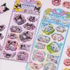 3D Stickers Kawaii Sanrio School Student Stationery Black Rice My Melody Stitch Stickers Notebook Diary Manual Decoration