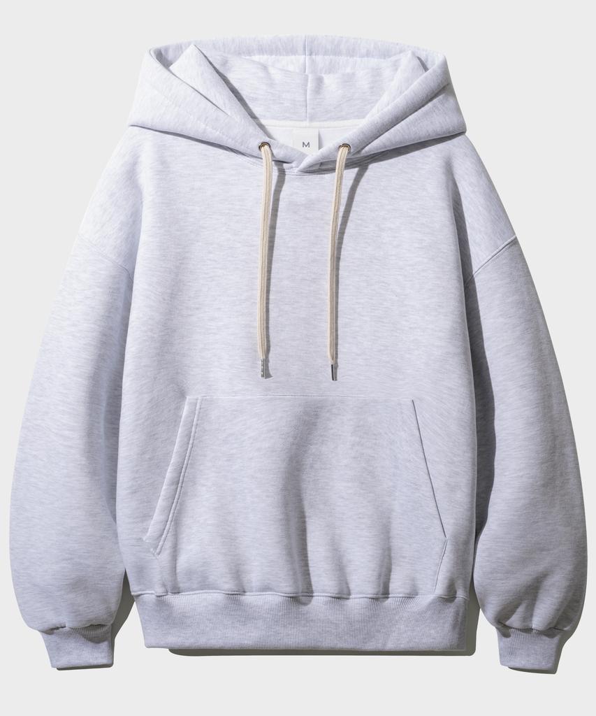 New Daily Plain Hoodie White Oatmeal Hhhd3510