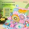 Children's Electric Rotating Gear Building Set - Large Particle Educational Toy