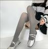 White Extended Knee Socks Spring And Summer Thin Silicone Non-Slip Velvet Socks Women'S Japanese Black Silk Stockings