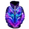 Animal Wolf 3D Printed Hooded Sweatshirts Men Women Fashion Casual Oversized Pullover Hip Hop Harajuku Streetwear Hoodies